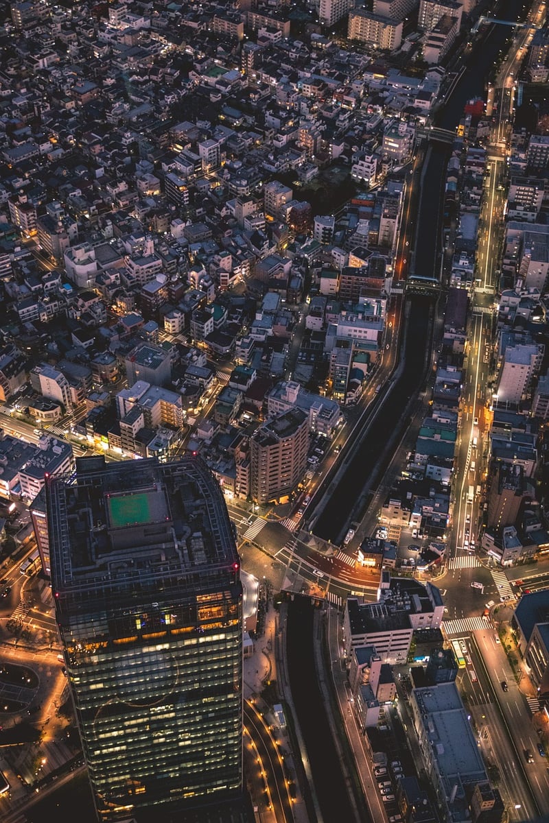 Tokyo City Night View